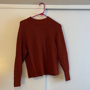 a new day Women's Rust Crew Neck Sweater